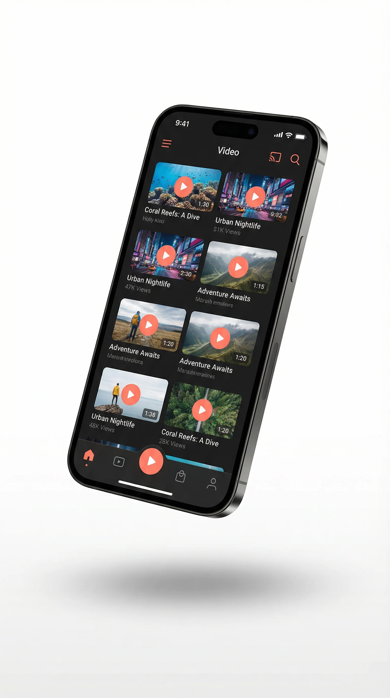 狠狠撸APP客户端界面展示